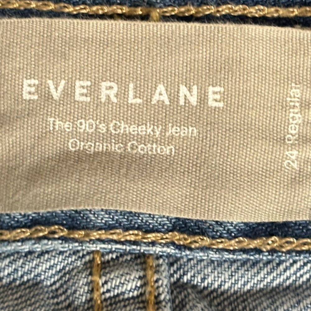 EVERLAND the 90’s cheeky jeans organic cotton size 24 regular - Picture 5 of 12
